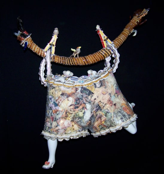 Monica Machado, La corde &agrave; linge: Belle Marquise, vos beaux yeux me font mourir d'amour, 2006 -2007