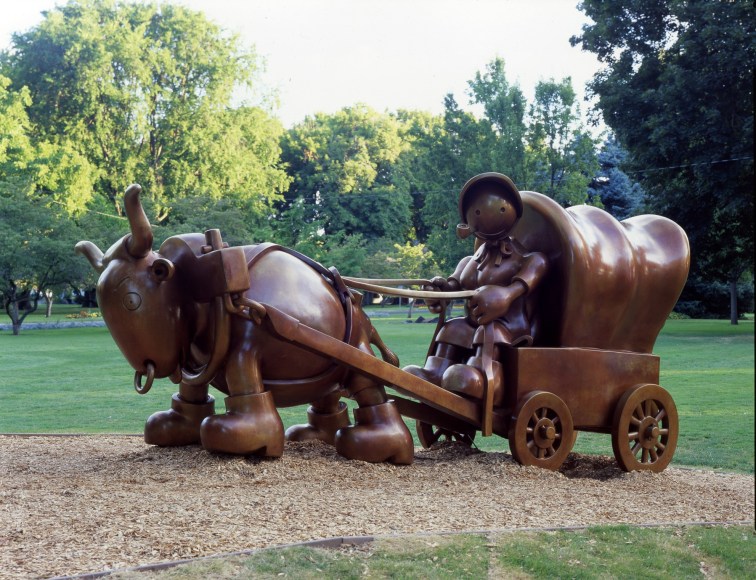 Large Covered Wagon, Pioneer Park, Walla Walla, WA