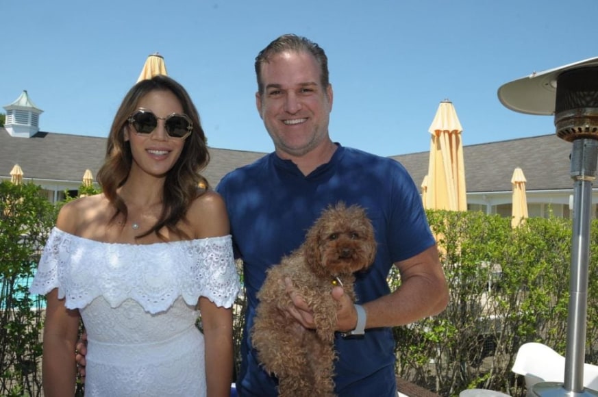 Kristin Dapsa, Adrian and Peanut at Hg contemporary art gallery's art brunch