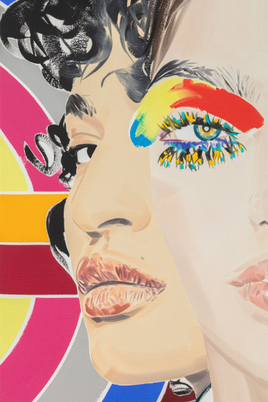 Christiane Lyons, Sonia: Arrangement in Green Shell and Sepia Extra, 2022