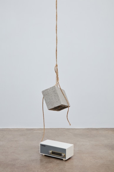 Bas Jan Ader&nbsp;, Light vulnerable objects threatened by eight cement bricks