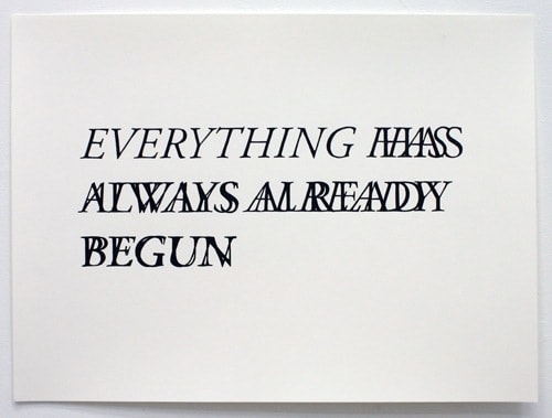 Cody Trepte, Everything Has Already Begun, 2009