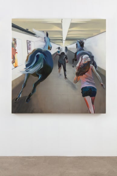 Yifan Jiang, Subway horses, 2021