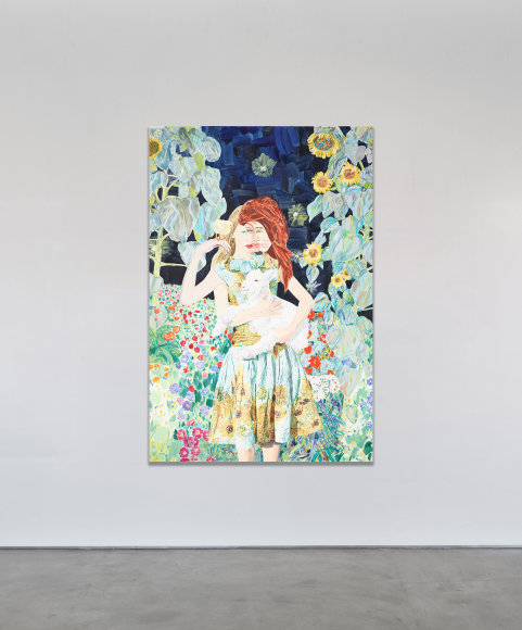 Christiane&nbsp;Lyons, Maria: Arrangement in Genuine Naples Yellow Light and Genuine Naples Yellow Dark, 2024