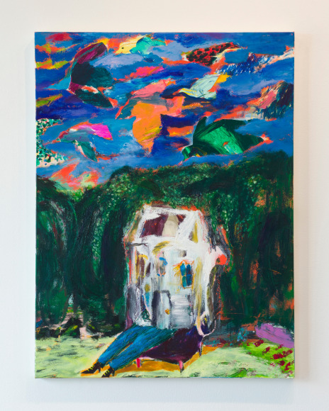 Areum Yang  Fragmented Sky and Red Lining, 2024