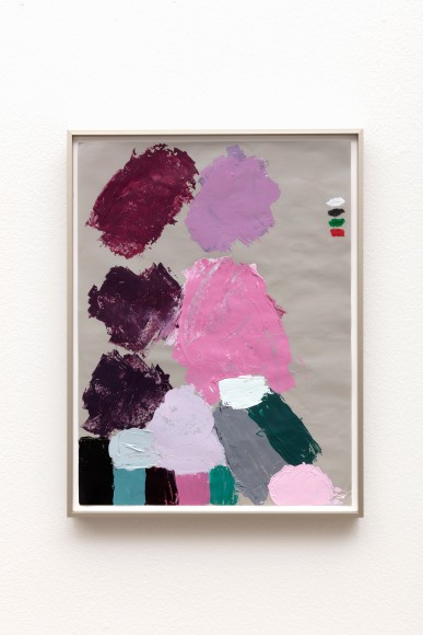 Meg Cranston, Palette (red, green), 2023