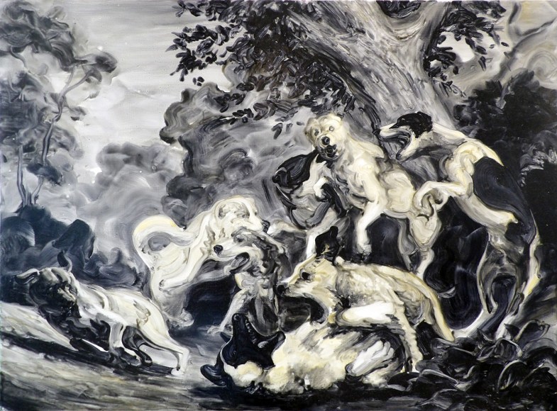 MICHAEL TOLE, Dog Fight, 2016