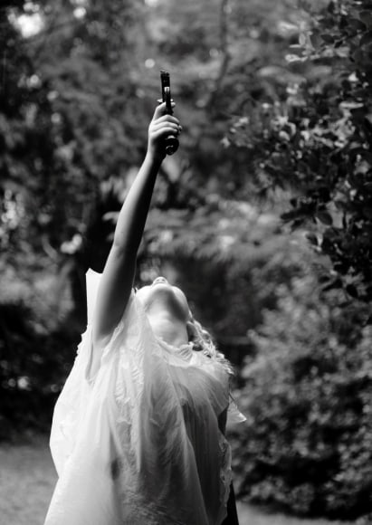 MARCUS KENNEY Girl with Gun, 2014