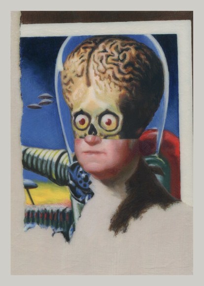 ADAM MYSOCK Early American Aliens (George Washington), 2016