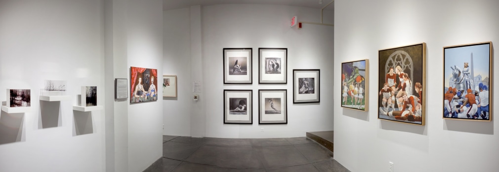 NO DEAD ARTISTS III 18th Annual International Juried Exhibition of Contemporary Art, [Middle Gallery Installtion View]