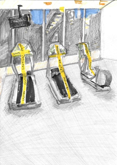 RICHELLE GRIBBLE, Quarantine Life: Daily Art Project in Shelter-in-Place, 20, 2020