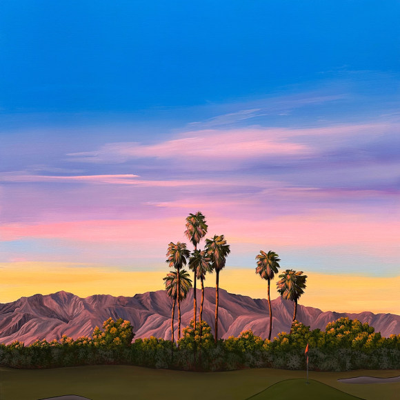 KRISTIN MOORE, Palm Springs Golf Course (Sunset), 2024