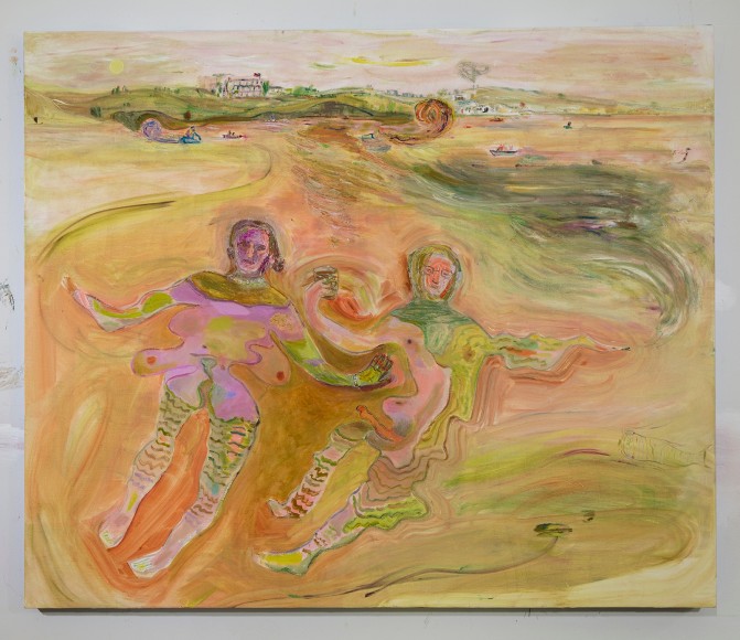 LISA SANDITZ, Septuagenarian Skinny Dippers, 2019