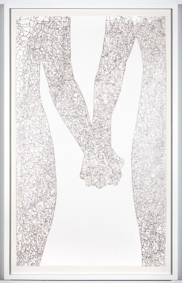 NIKKI ROSATO If I paint us (in platinum) I, 2017