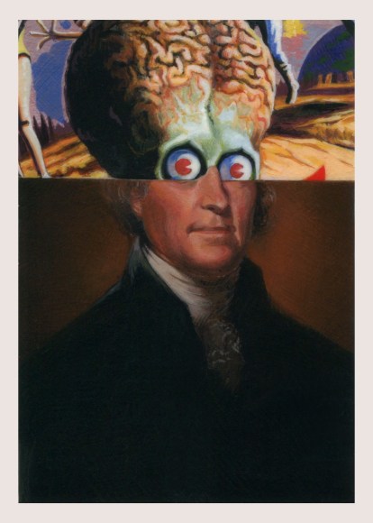 ADAM MYSOCK Early American Aliens (Thomas Jefferson), 2016