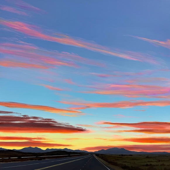 KRISTIN MOORE, Highway 90 Sunrise (Marfa), 2022