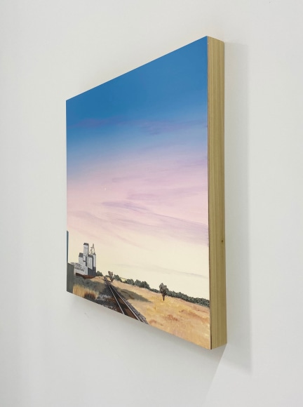 KRISTIN MOORE, Marfa Railroad (Morning), 2022