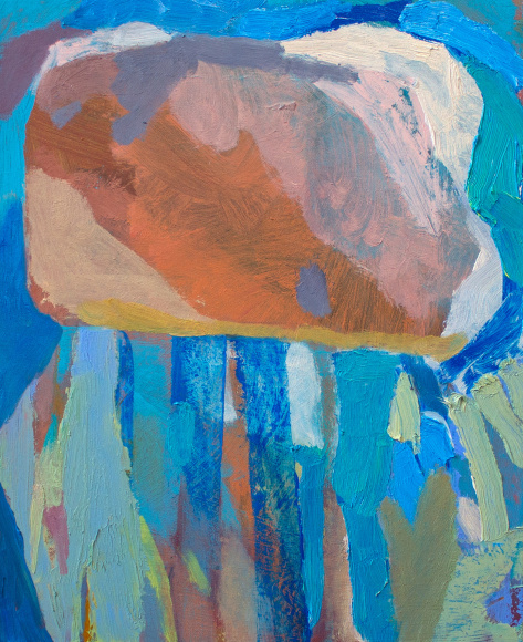 BEN HAMBURGER, Orange Rain Cloud, 2025