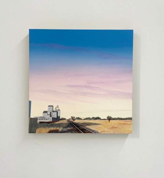 KRISTIN MOORE, Marfa Railroad (Morning), 2022
