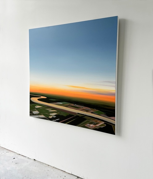 KRISTIN MOORE, Mississippi River (Golden Hour), 2024