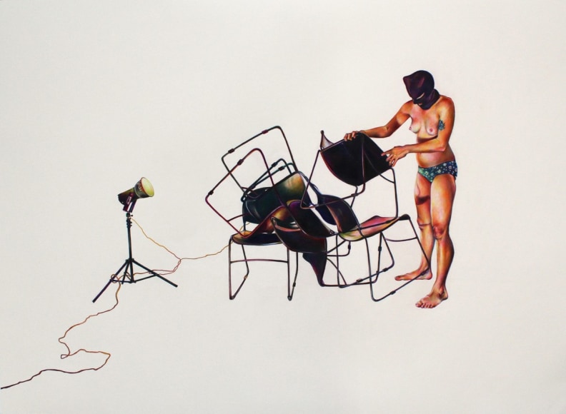 MICHELLE RAMIN, (De)Construction Photoshoot, 2012