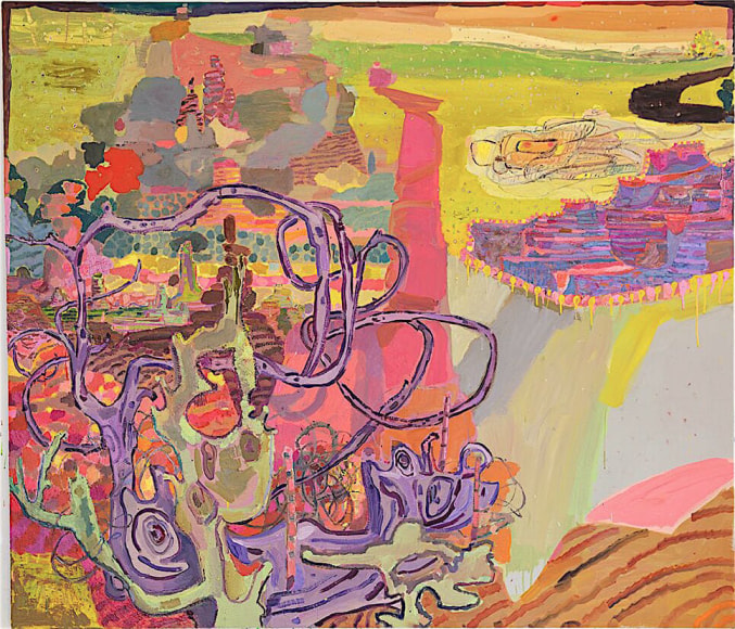 LISA SANDITZ Southern Border Pink, 2016