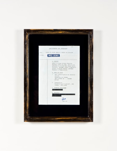 SKYLAR FEIN Cable to Count Gerald O&#039;Kelly De Gallagh, 2012