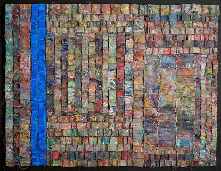 ANITA COOKE Blue Vertical, 2012