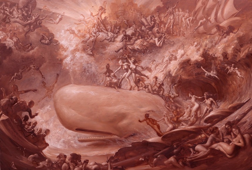 MICHAEL TOLE, Study of Triumph of Venus and Galatea, 2015