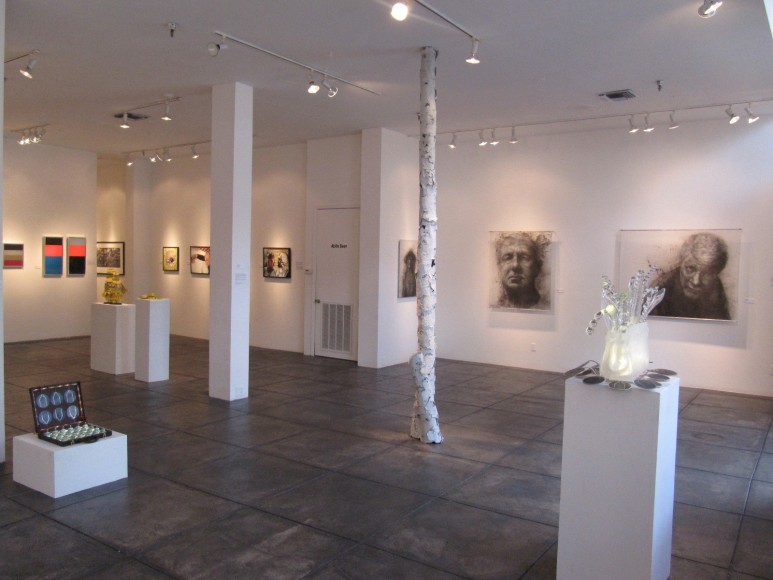 NO DEAD ARTISTS III 14th Annual National Juried Exhibition of Contemporary Art, [Main Gallery Installtion View]