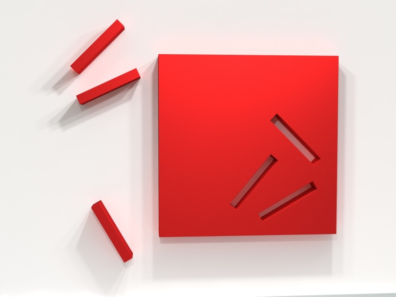 LORI COZEN-GELLER, Patience (red), 2011