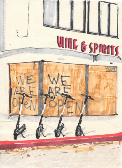 RICHELLE GRIBBLE, Quarantine Life: Daily Art Project in Shelter-in-Place, 76, 2020