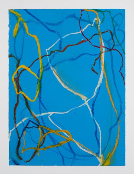 ANASTASIA PELIAS, Automatic (blue, orange, white), 2009