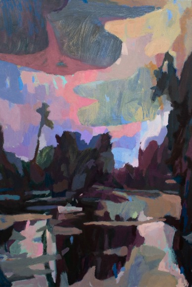 BEN HAMBURGER, Purple Paddle, 2025