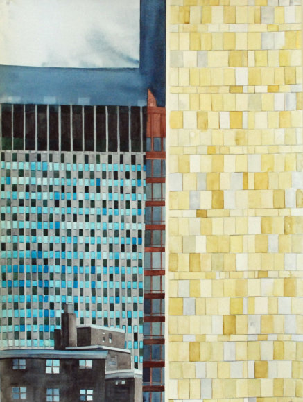 AMY PARK Collaged Le Corbusier, NYC, 2017