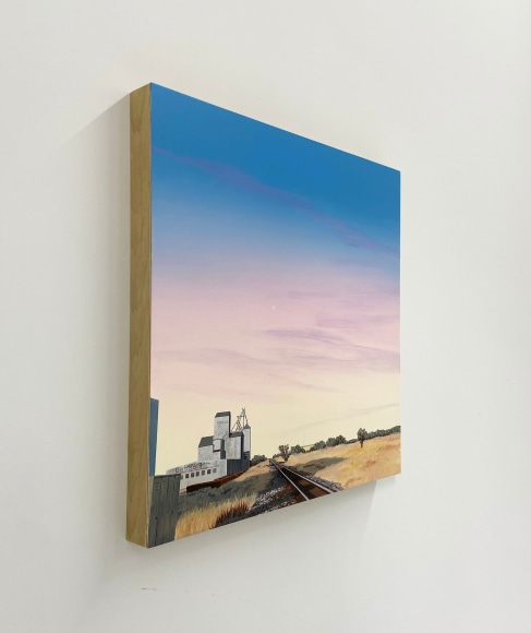 KRISTIN MOORE, Marfa Railroad (Morning), 2022