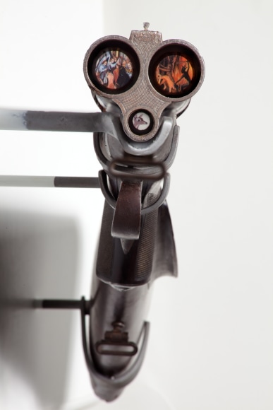 ADAM MYSOCK Looking Down the Barrel of a Gun (Last Judgment)&nbsp;[detail], 2014