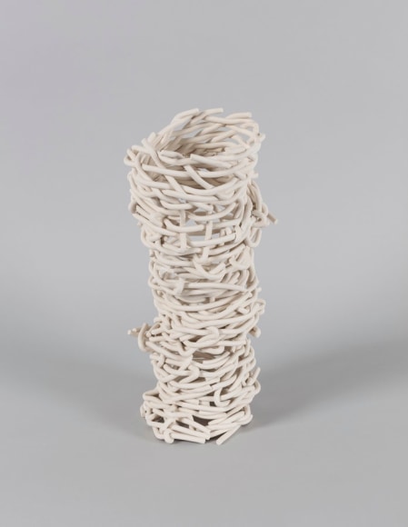 Knot Theory, #3, 2016, unglazed porcelain