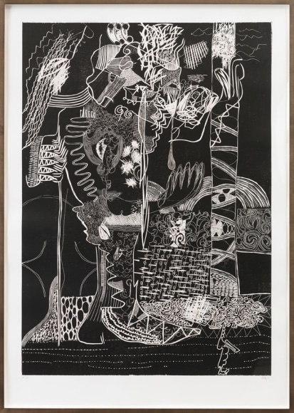 In Abyssinia, printed edition, 2011, woodcut print