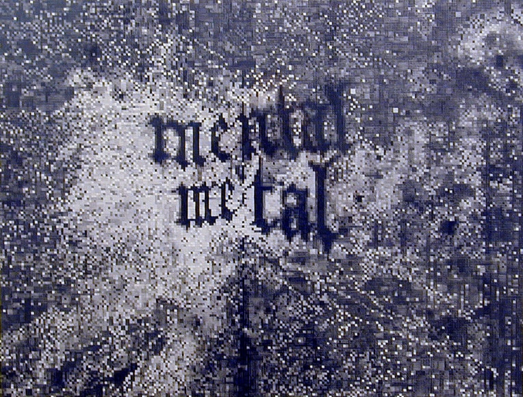 Meddle, 2002, graphite on paper&nbsp;