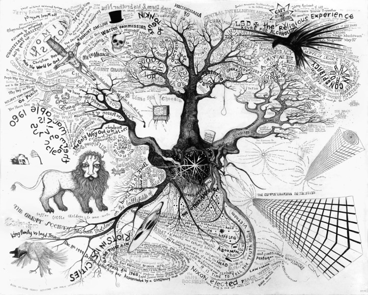 Master of Bad Trips, 2005, graphite on paper