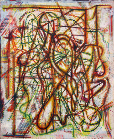 Diagrams 1, 2016-18, mixed media on paper