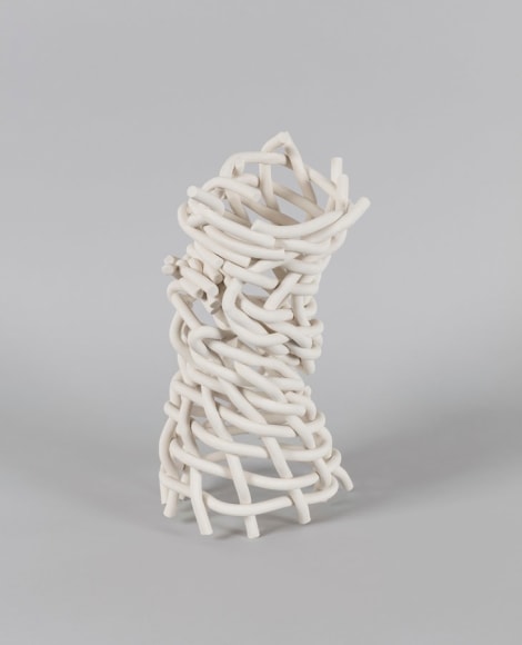 Knot Theory, #1, 2016, unglazed porcelain 