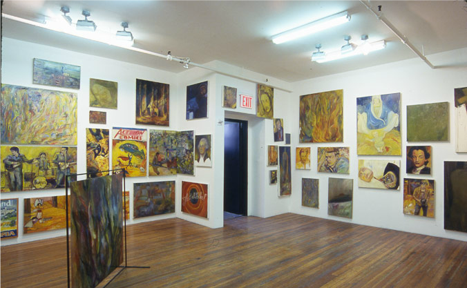Keith Mayerson,&nbsp;Hamlet 1999, installation view at Derek Eller Gallery, New York&nbsp;
