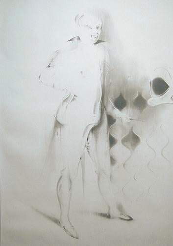 The Saints in This World Are Watching, 2003, graphite on paper