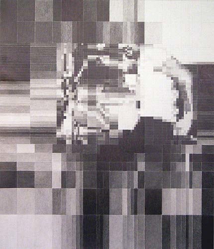 Angel, 2005, graphite on paper