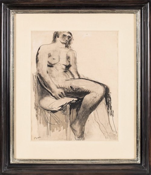 HENRY MOORE, Seated Nude, 1929