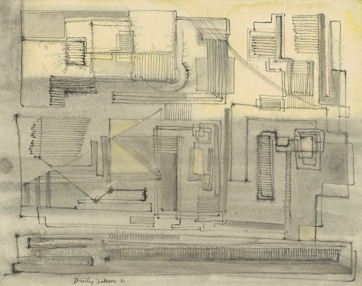 Dorothy Dehner Untitled #53, 1951