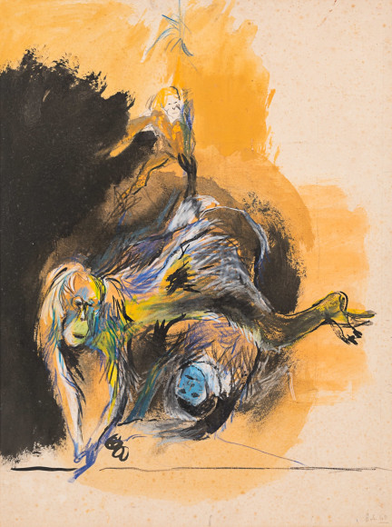 Graham&nbsp;Sutherland, Apes, 1969