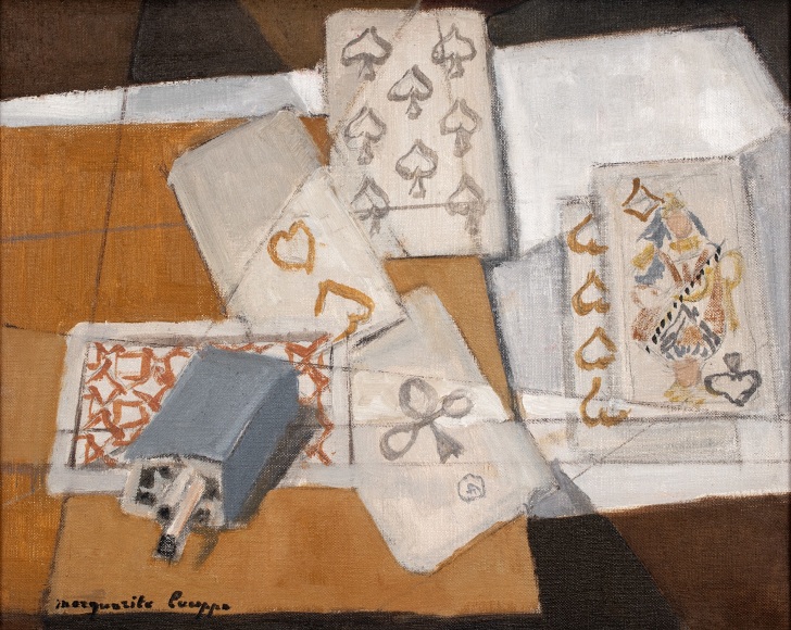 Jeux de carte et cigarettes